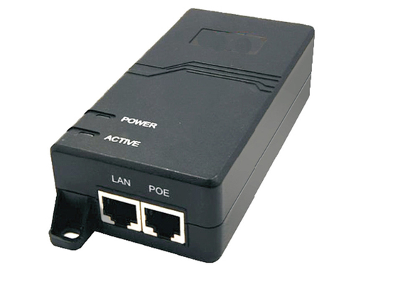 Cat5 5e 6による単一の港10/100/1000MギガビットPOEの注入器60W