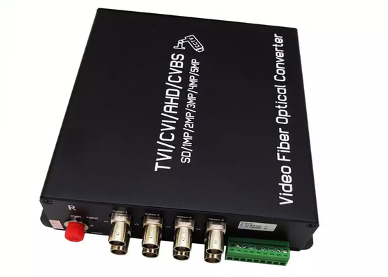 1CH RS485の繊維光学のコンバーターへの4CH 1080P AHD/CVI/TVIのビデオ