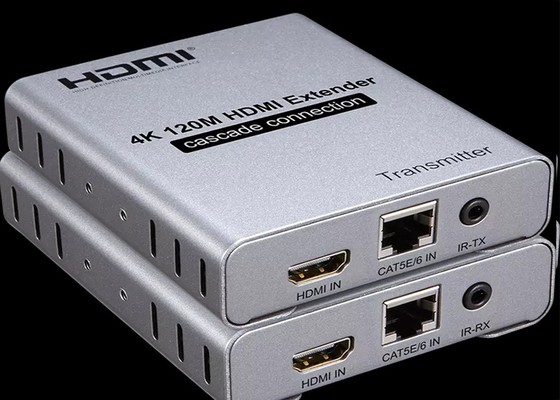 猫5e/6 Cat5 Cat6上の120M HDMI繊維のエクステンダーの送信機の受信機