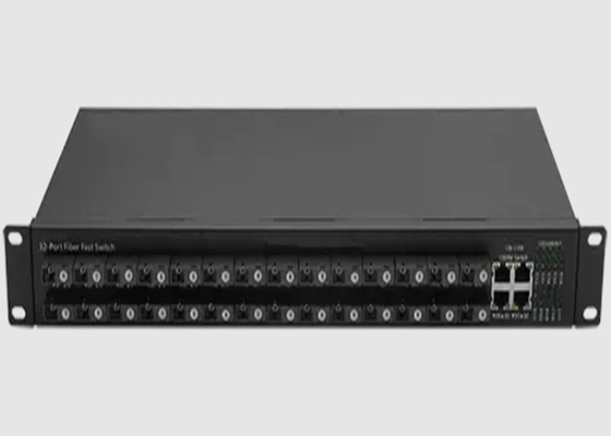 28の1UタイプSFP繊維のイーサネット スイッチ10/100FX + 4 10/100/1000BASE-T （X）