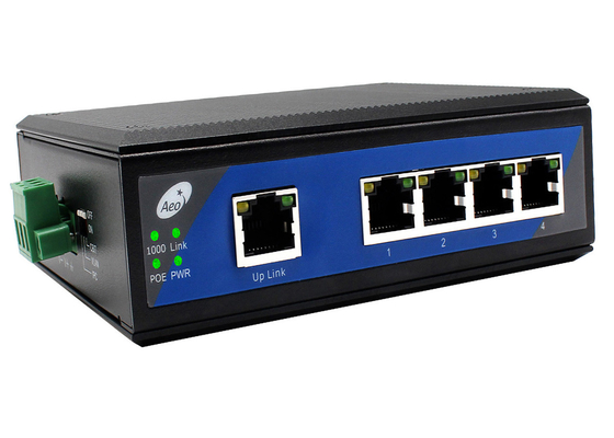 産業用POEイーサネットスイッチ温度 -40~85°C VLAN IPC 250M