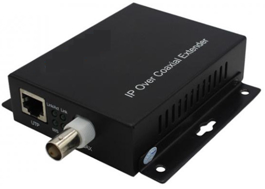 PoE+Ethernet over Coax (EOC) コンバーター 10/100mbps 1.5km 1BNCと1Ethernetポート
