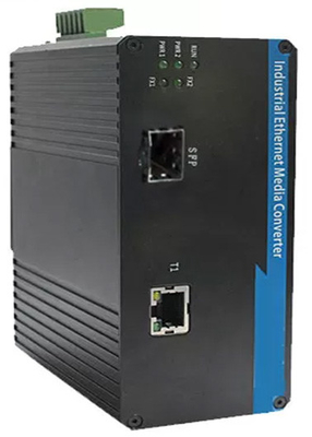 産業用SFPファイバースイッチ 1ポート 100BASE SFP + 1ポート 10 / 100BASE-T