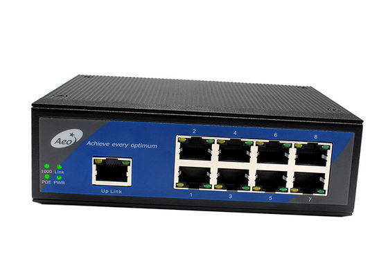 FCC 8左舷産業POEスイッチ1 100Mアップリンク8つの10/100Mのイーサネット ポート