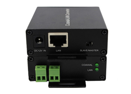 コアキシアル・LAN変換器 IP オーバー コアキシアル・エクステンダー IP オーバー 2ワイヤー コアキシアル/ツイストペアエクステンダー IP カメラ用