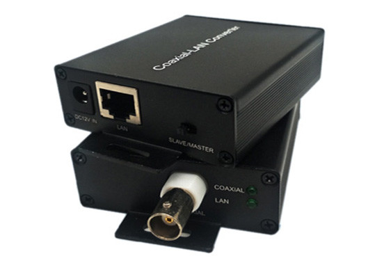 10/100Mbps イーサネットオーバーコアックス エクステンダー 1*BNC+1*LAN 1.5km 電源 DC12V